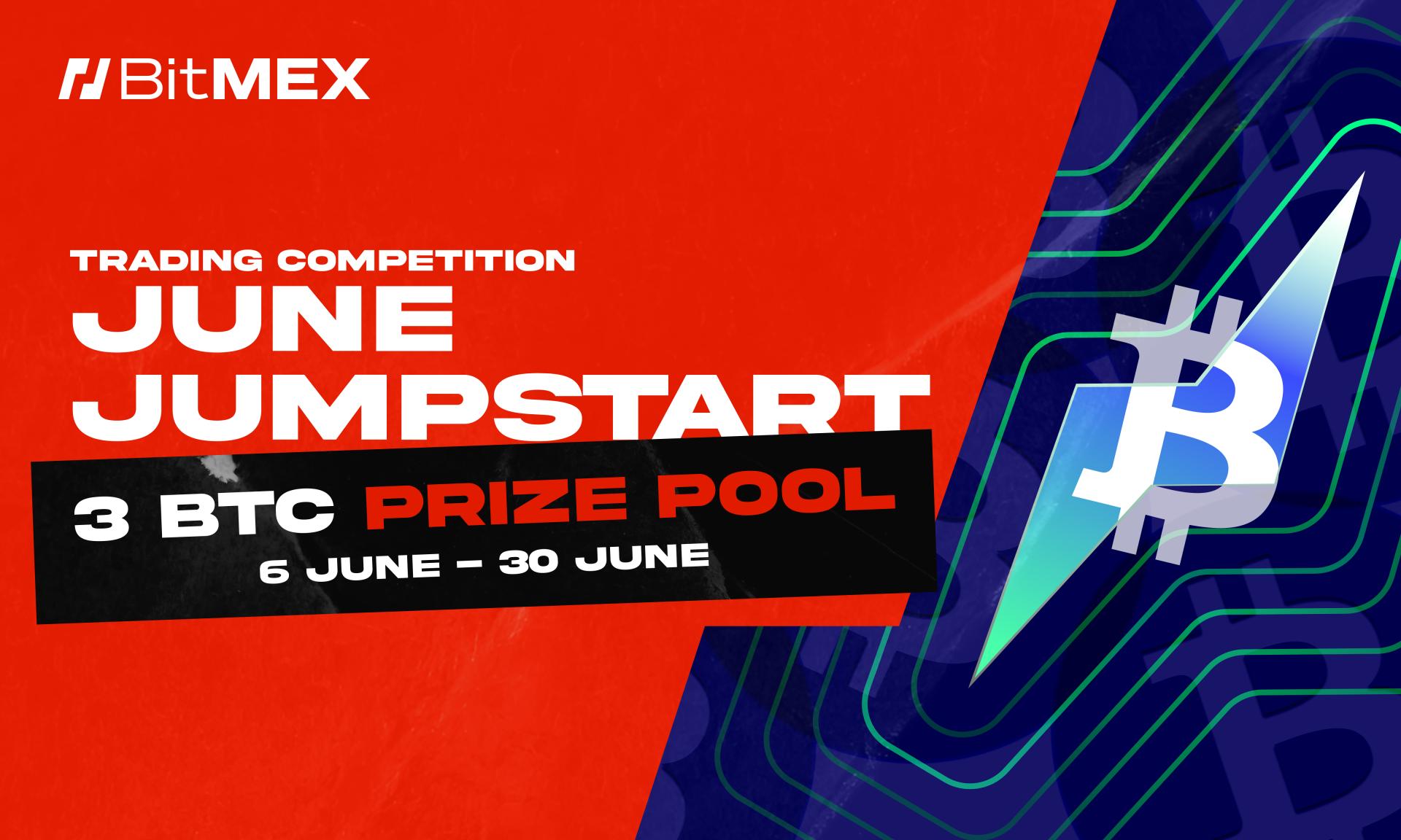BitMEX Launches June Jumpstart Trading Competition with Prize Pool of up to 3 BTC